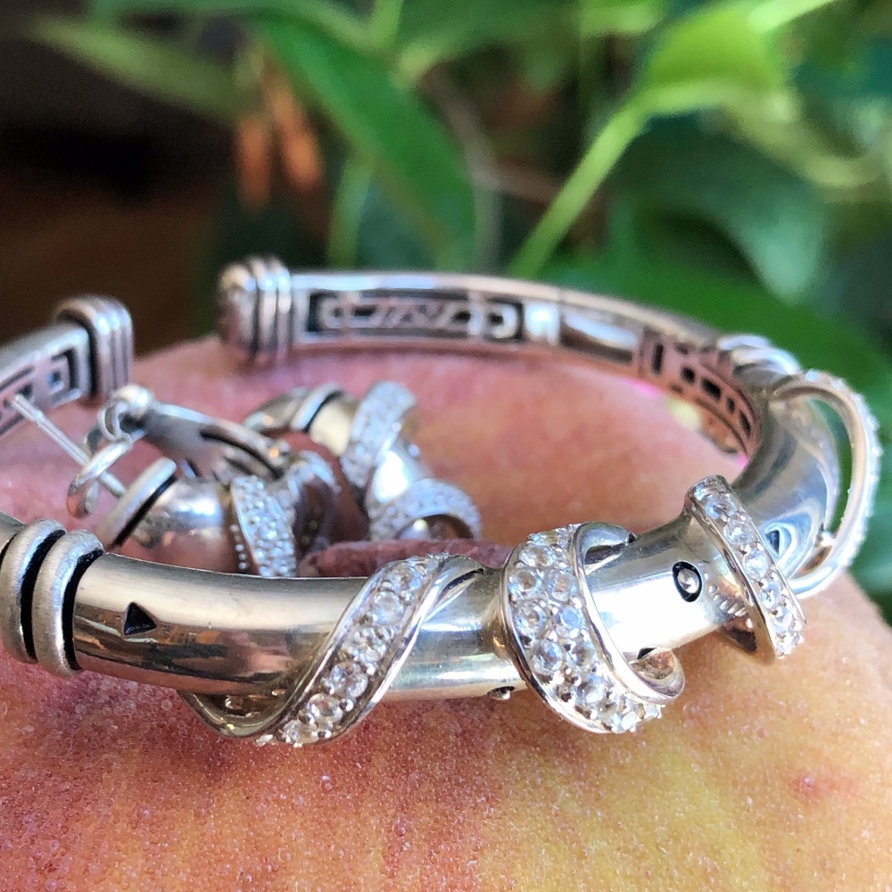 Designer Solid Sterling Bracelet Set - image 1